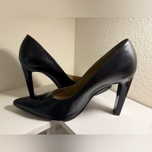 Gianni Versace Vintage Size 40 Elegant Black Women's Heels with Ribbon Heels